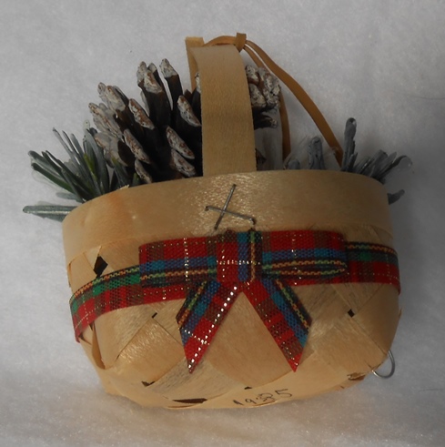 Miniature Basket Tree Ornament