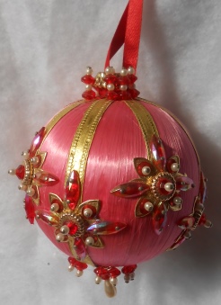 Pink & Red Ornament
